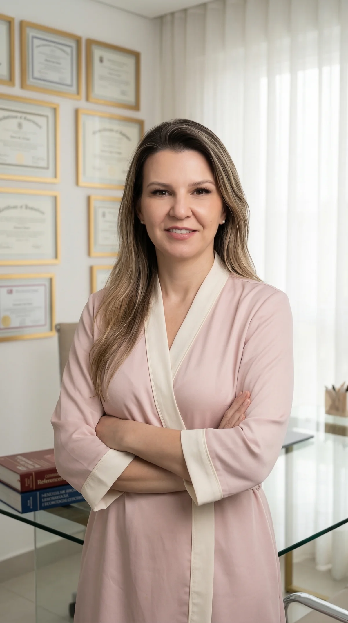 Dr. V in a women's health consultation